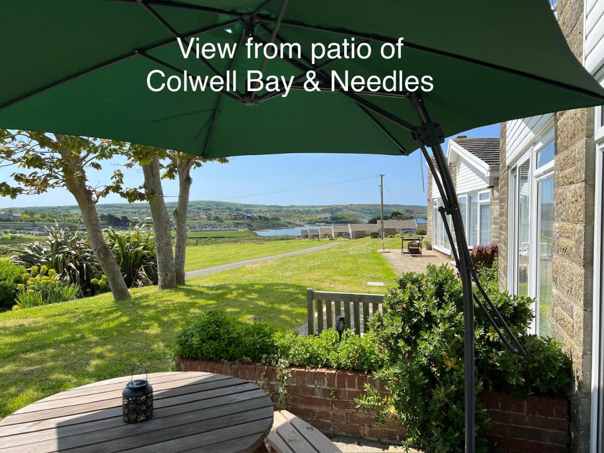 Valley View Self-Catering Coastal Bungalow In Rural West Wight Freshwater Ngoại thất bức ảnh